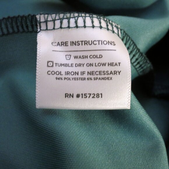 Mizzen Main Pullover Mens Large Long Sleeve 1/4 Zip Golf Green White Stars - Picture 7 of 7